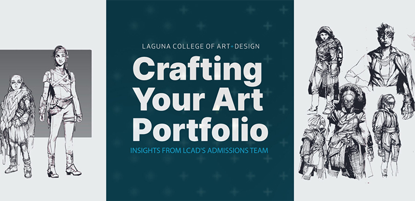 A graphic that says "Crafting Your Art Portfolio"