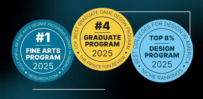 A graphic of all of the accolades LCAD has won.