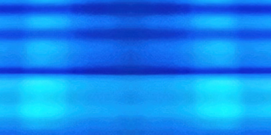 A close-up image of blue lit stripes.