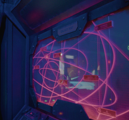 A gif of inside of an escape room.