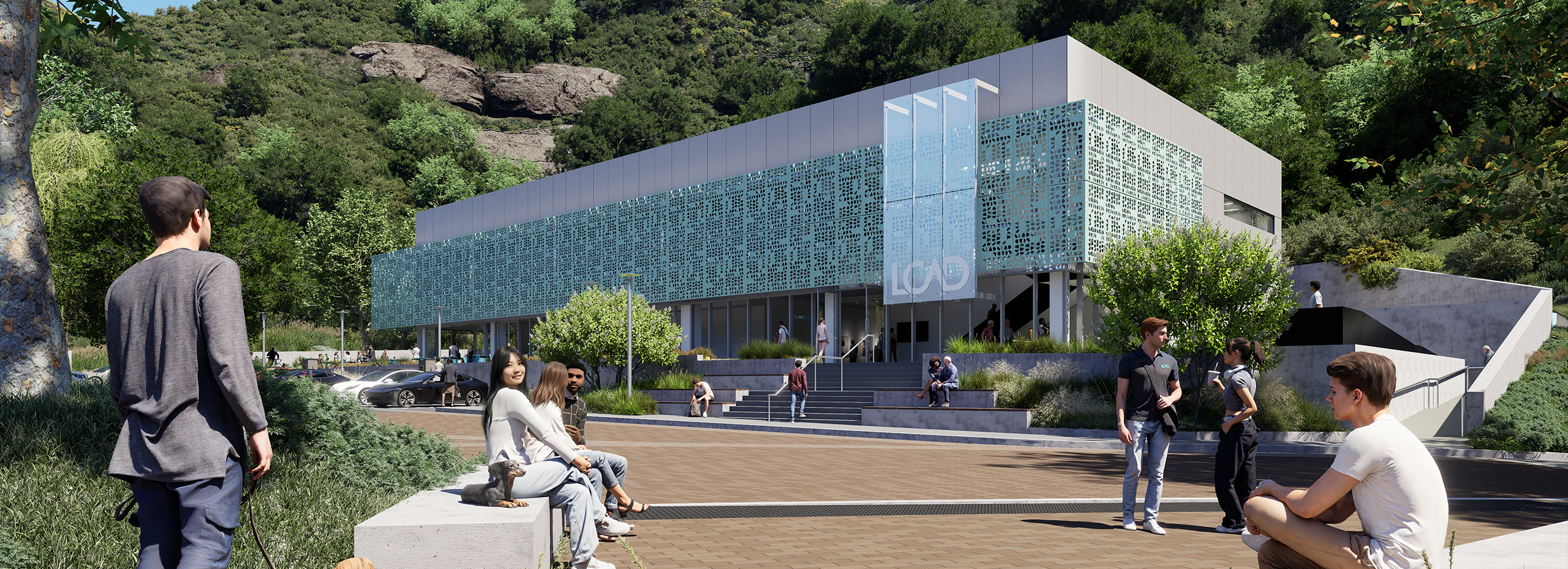 A render of the new innovation center